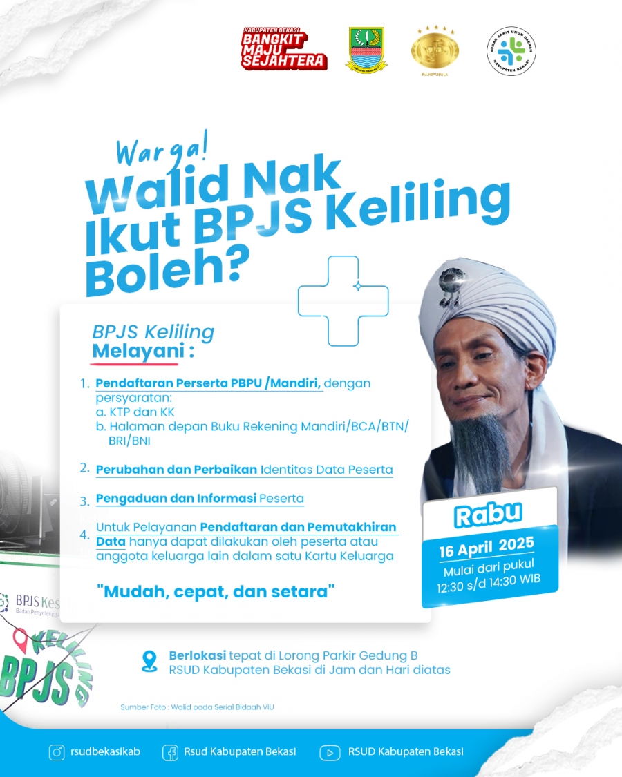 Walid Nak Ikut BPJS Keliling Boleh?