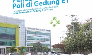 Pendaftaran Poli dI Gedung E1