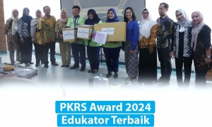 Pemberian Penghargaan Edukator Terbaik oleh Promosi Kesehatan Rumah Sakit RSUD Kabupaten Bekasi.